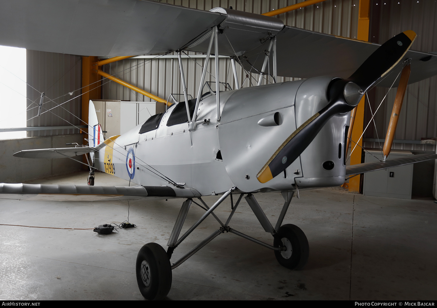 Aircraft Photo of G-ANON / T-7909 | De Havilland D.H. 82A Tiger Moth II | UK - Air Force | AirHistory.net #383785