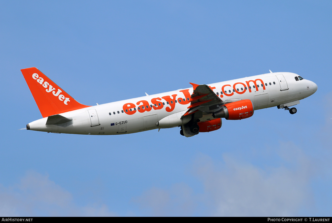 Aircraft Photo of G-EZUD | Airbus A320-214 | EasyJet | AirHistory.net #383795