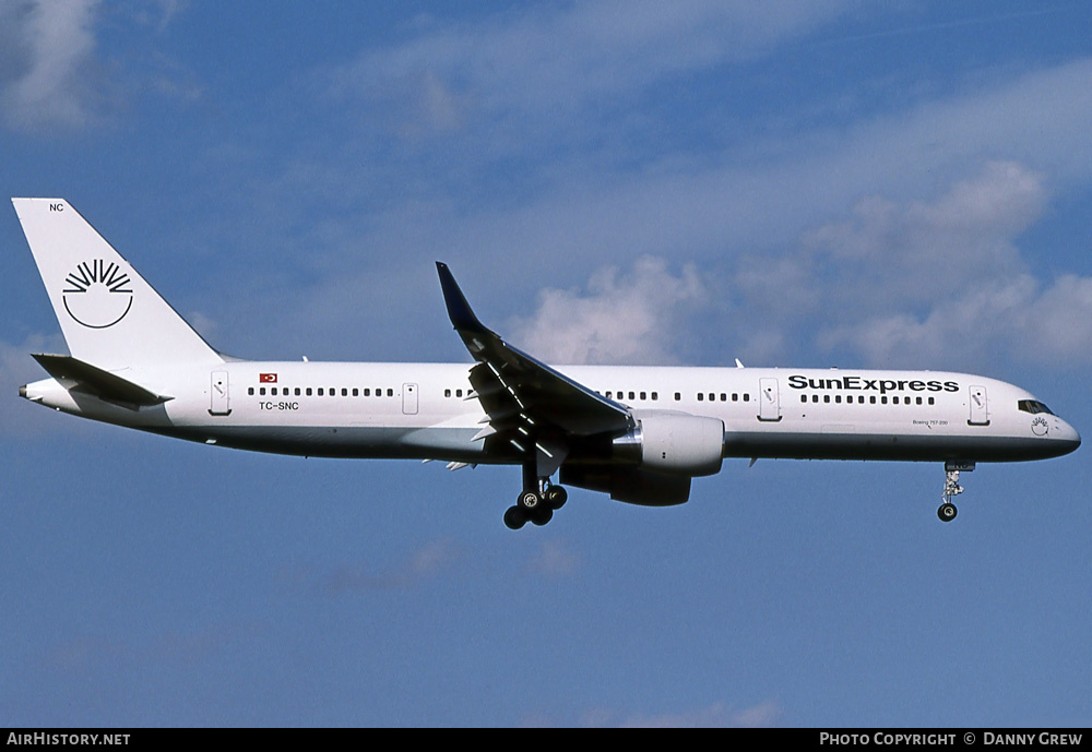 Aircraft Photo of TC-SNC | Boeing 757-2Q8 | SunExpress | AirHistory.net #383857
