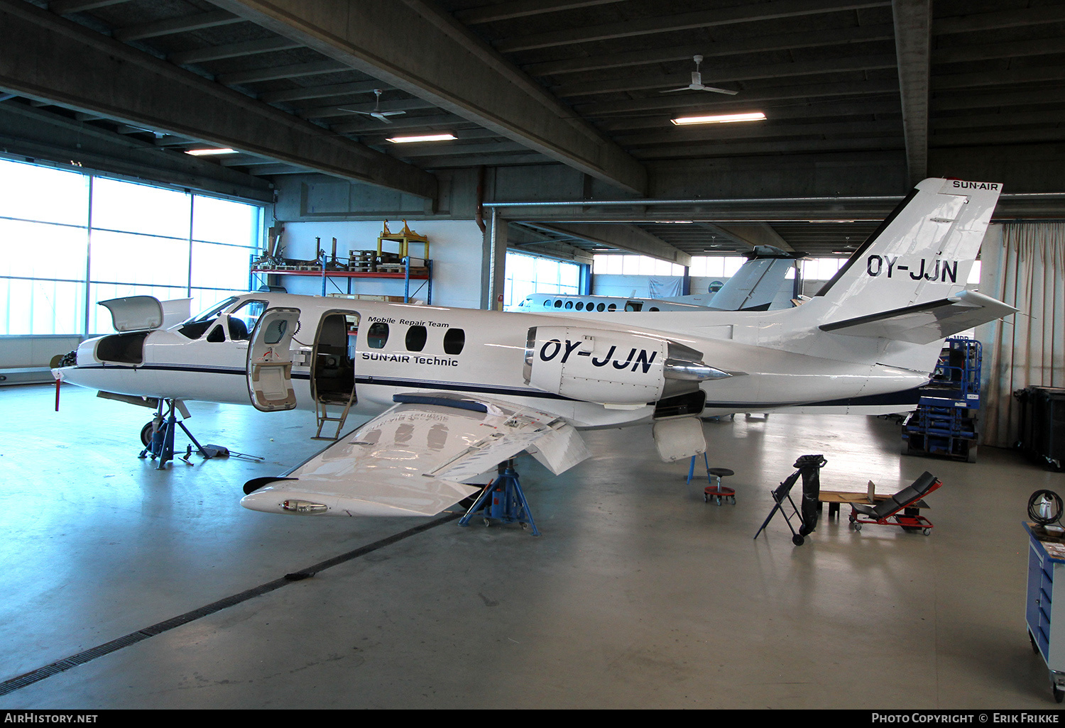 Aircraft Photo of OY-JJN | Cessna 501 Citation I/SP | Sun-Air Technic | AirHistory.net #383863