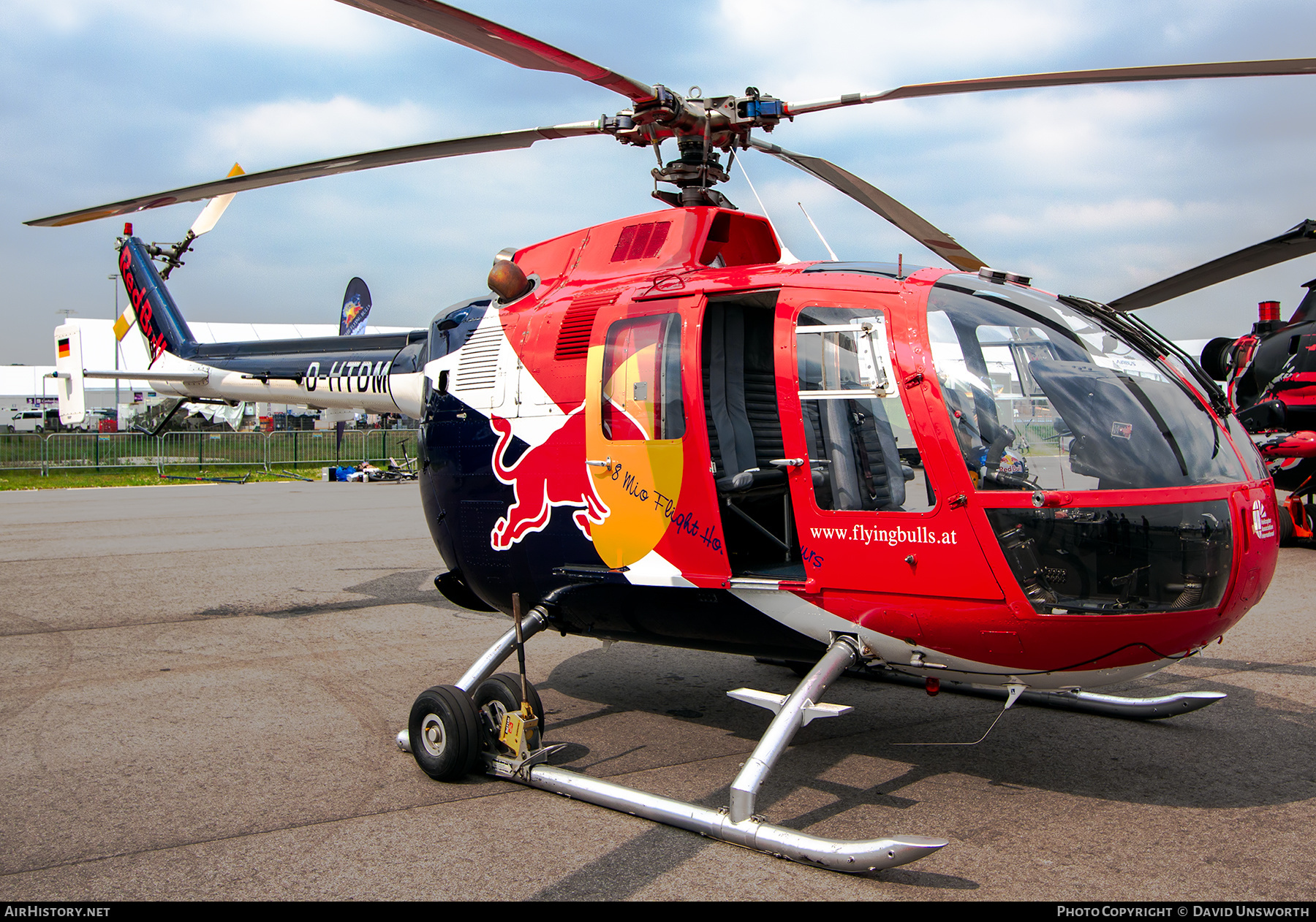 Aircraft Photo of D-HTDM | MBB BO-105CB-4 | Red Bull | AirHistory.net #383885