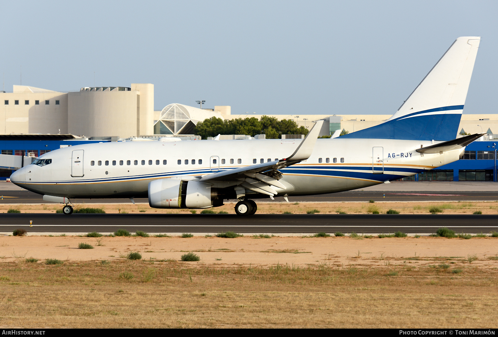 Aircraft Photo of A6-RJY | Boeing 737-7Z5 BBJ | AirHistory.net #383891