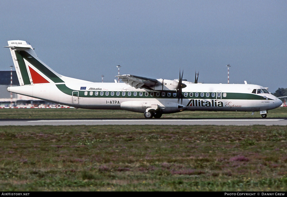 Aircraft Photo of I-ATPA | ATR ATR-72-500 (ATR-72-212A) | Alitalia Express | AirHistory.net #383892