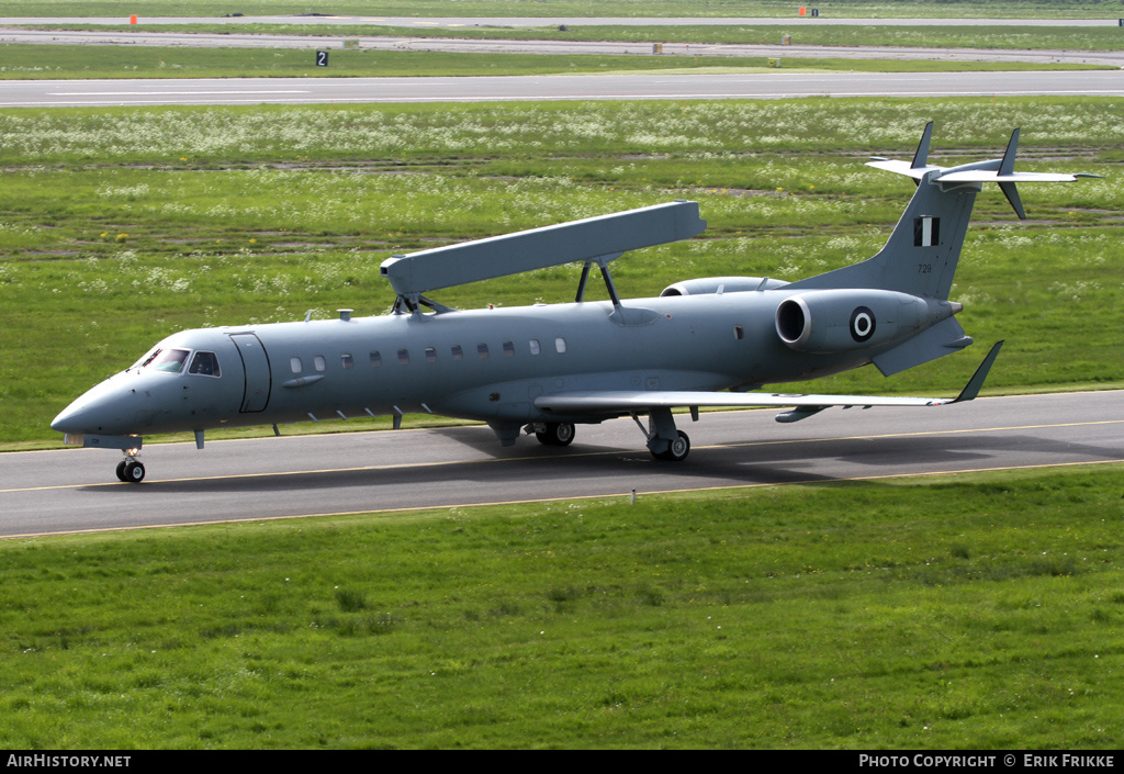 Aircraft Photo of 729 | Embraer EMB-145H AEW&C | Greece - Air Force | AirHistory.net #383896