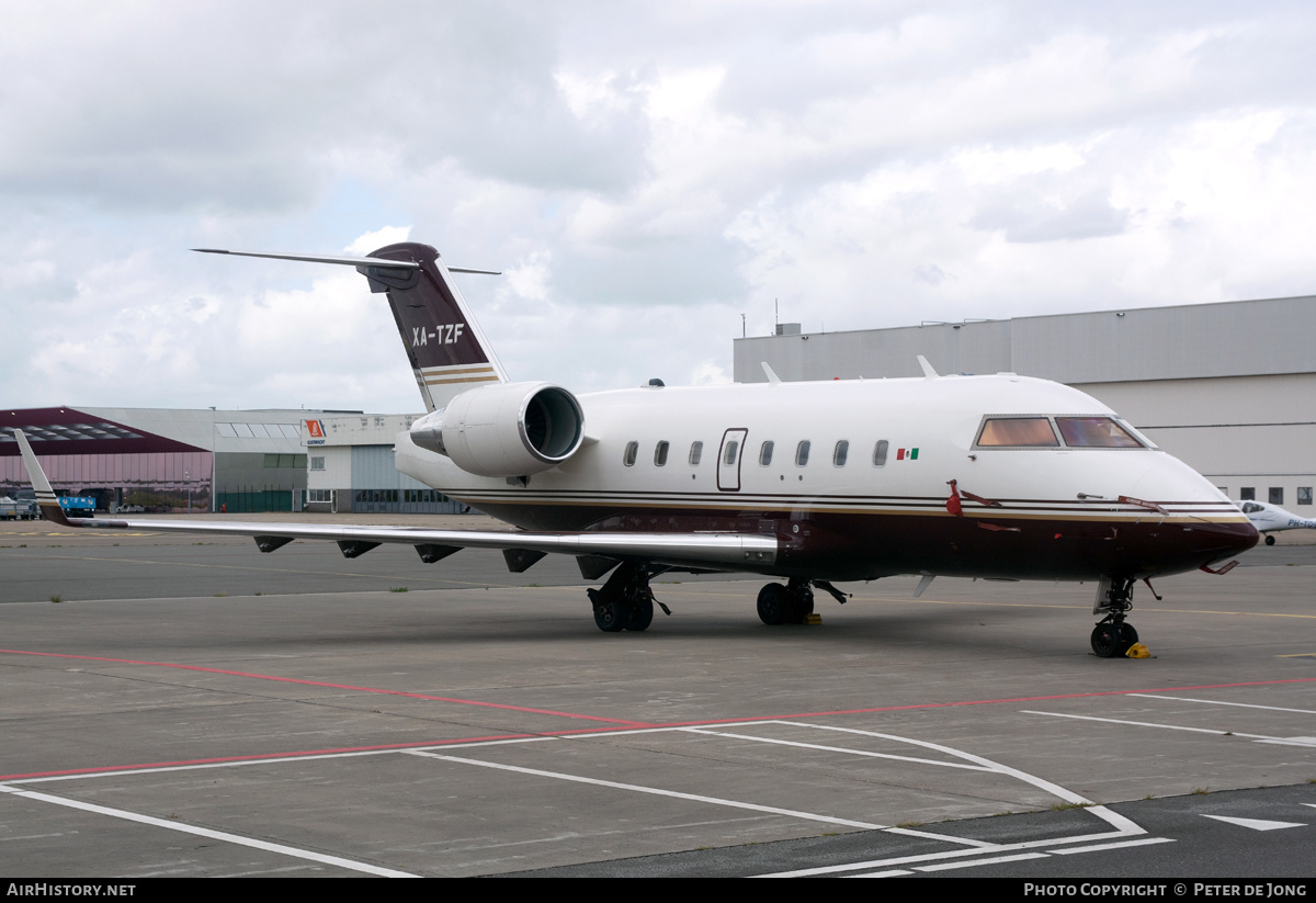 Aircraft Photo of XA-TZF | Bombardier Challenger 604 (CL-600-2B16) | AirHistory.net #383923