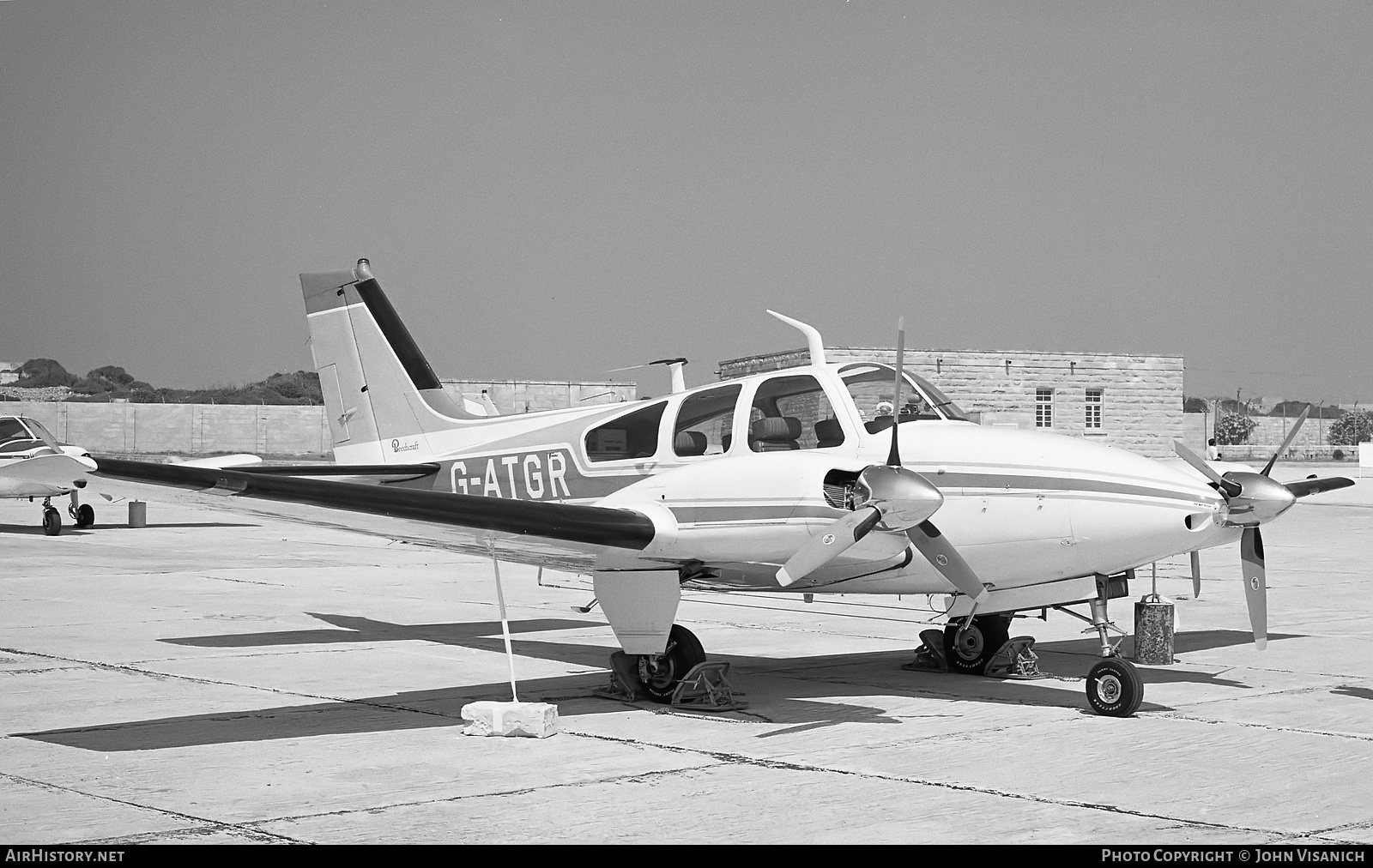 Aircraft Photo of G-ATGR | Beech B55 Baron (95-B55) | AirHistory.net #383940