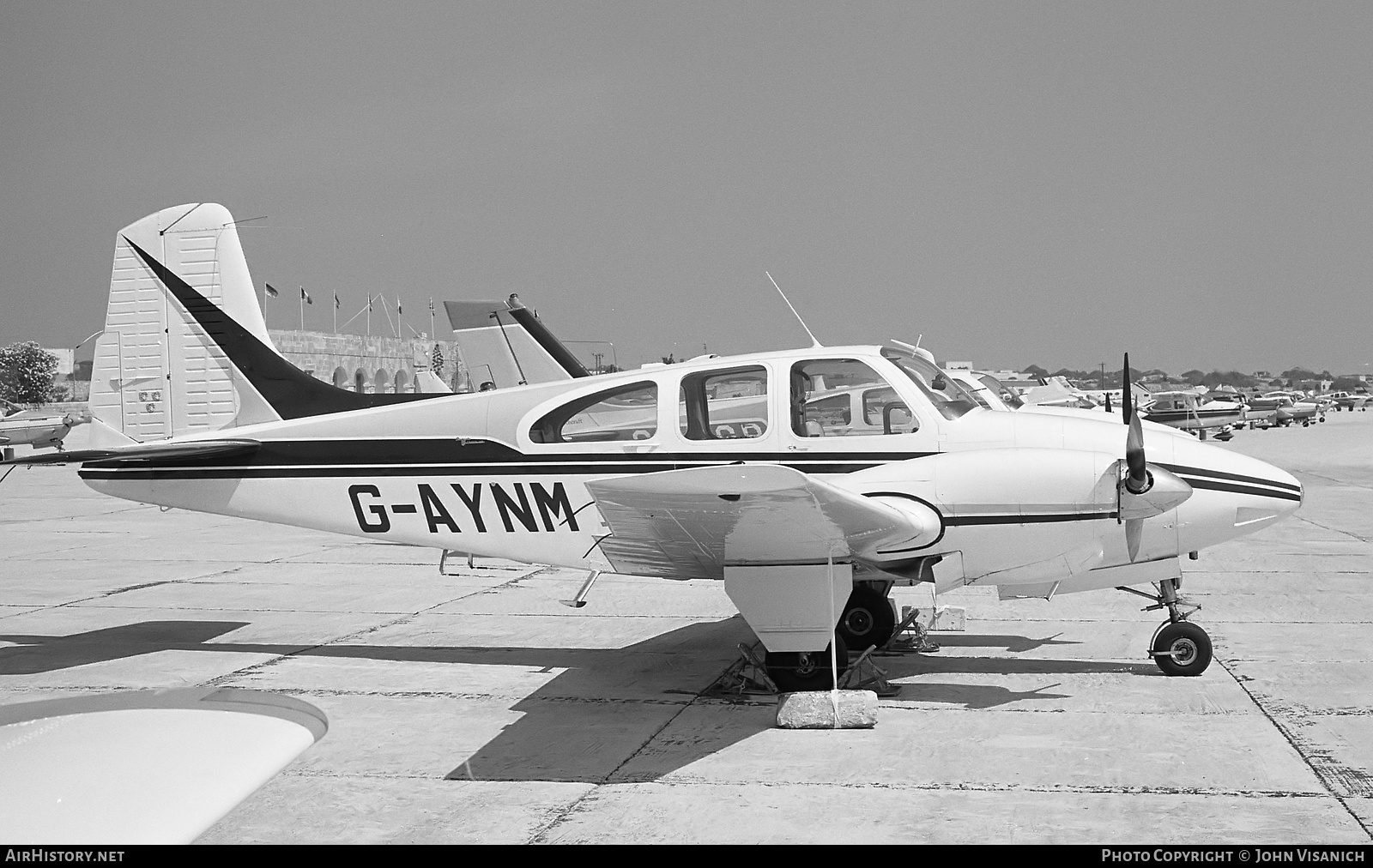 Aircraft Photo of G-AYNM | Beech D95A Travel Air | AirHistory.net #383941