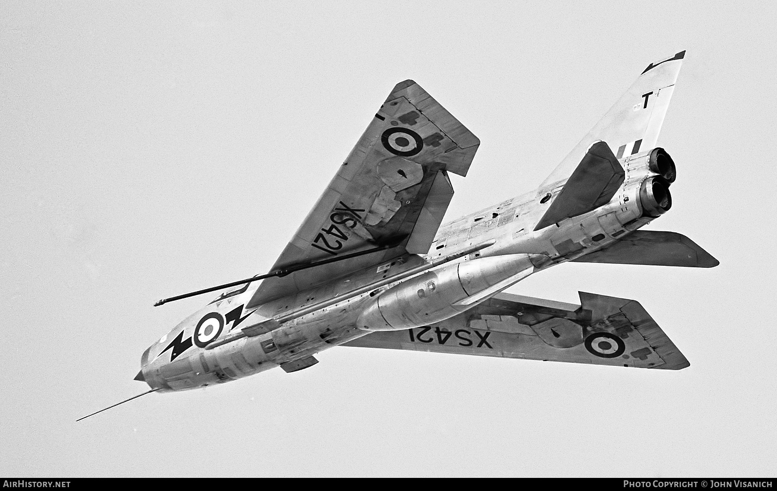 Aircraft Photo of XS421 | English Electric Lightning T5 | UK - Air Force | AirHistory.net #383945
