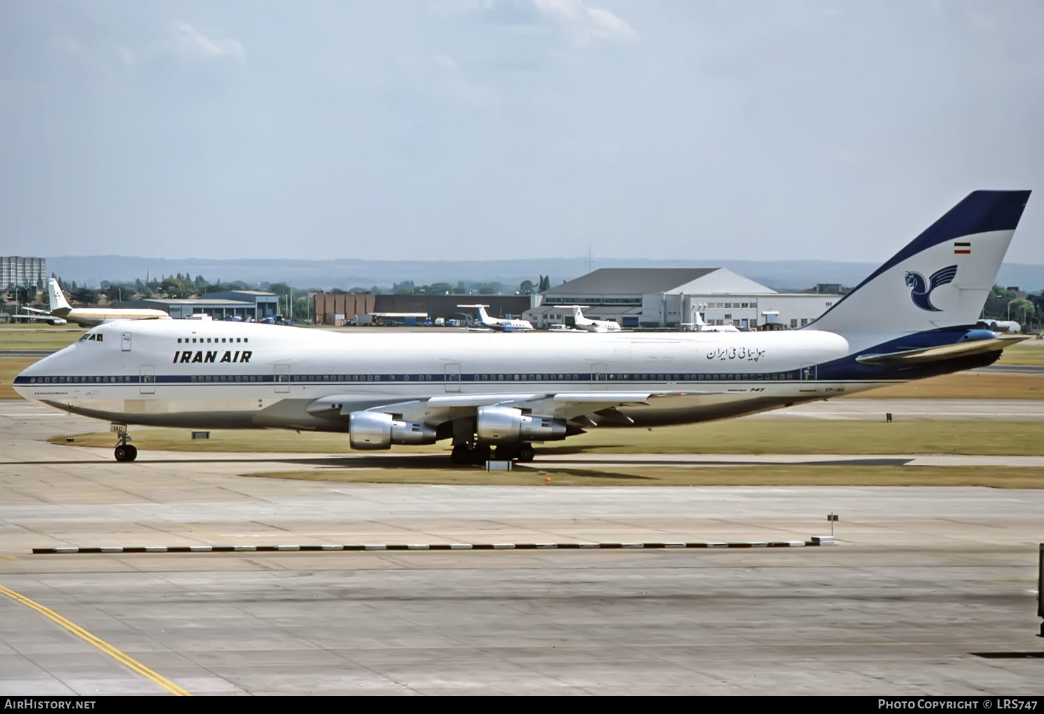 Aircraft Photo of EP-IAG | Boeing 747-286BM | Iran Air | AirHistory.net #383976