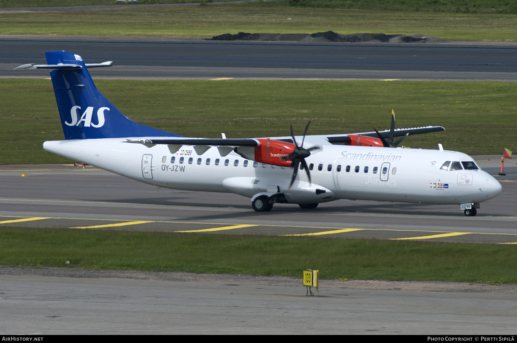 Aircraft Photo of OY-JZW | ATR ATR-72-500 (ATR-72-212A) | Scandinavian Airlines - SAS | AirHistory.net #383977