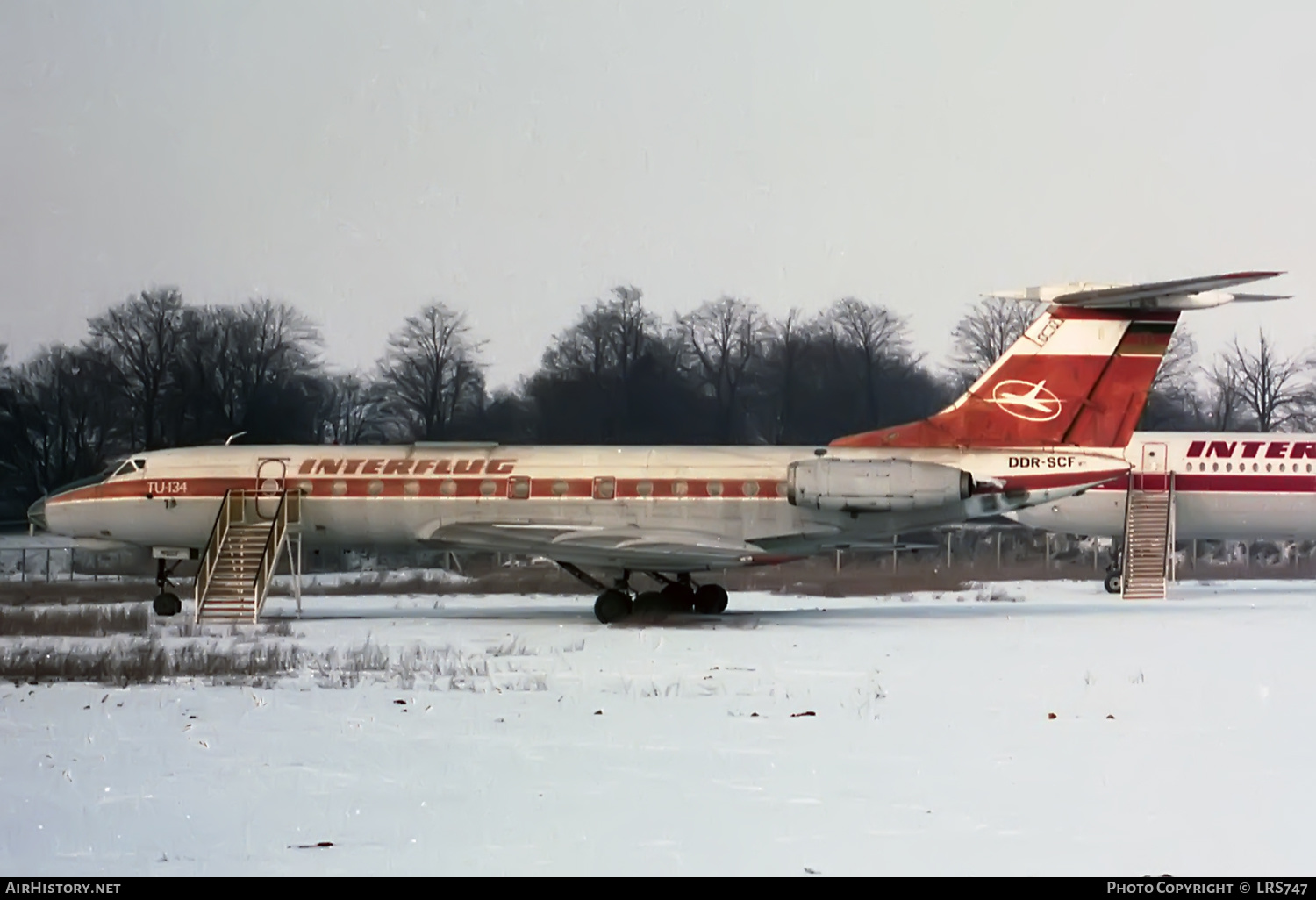 Aircraft Photo of DDR-SCF | Tupolev Tu-134K | Interflug | AirHistory.net #383982