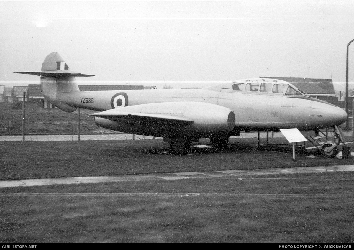 Aircraft Photo of VZ638 | Gloster Meteor T7 | UK - Air Force | AirHistory.net #383999