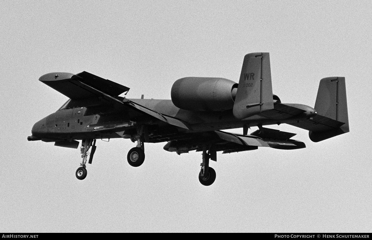 Aircraft Photo of 81-0002 / AF81-002 | Fairchild A-10A Thunderbolt II | USA - Air Force | AirHistory.net #384004