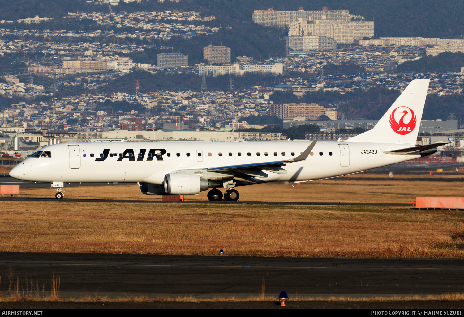 Aircraft Photo of JA243J | Embraer 190STD (ERJ-190-100STD) | J-Air | AirHistory.net #384011
