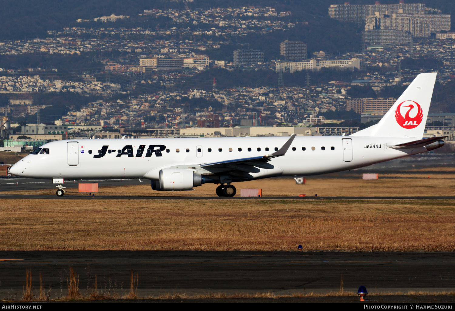 Aircraft Photo of JA244J | Embraer 190STD (ERJ-190-100STD) | J-Air | AirHistory.net #384012
