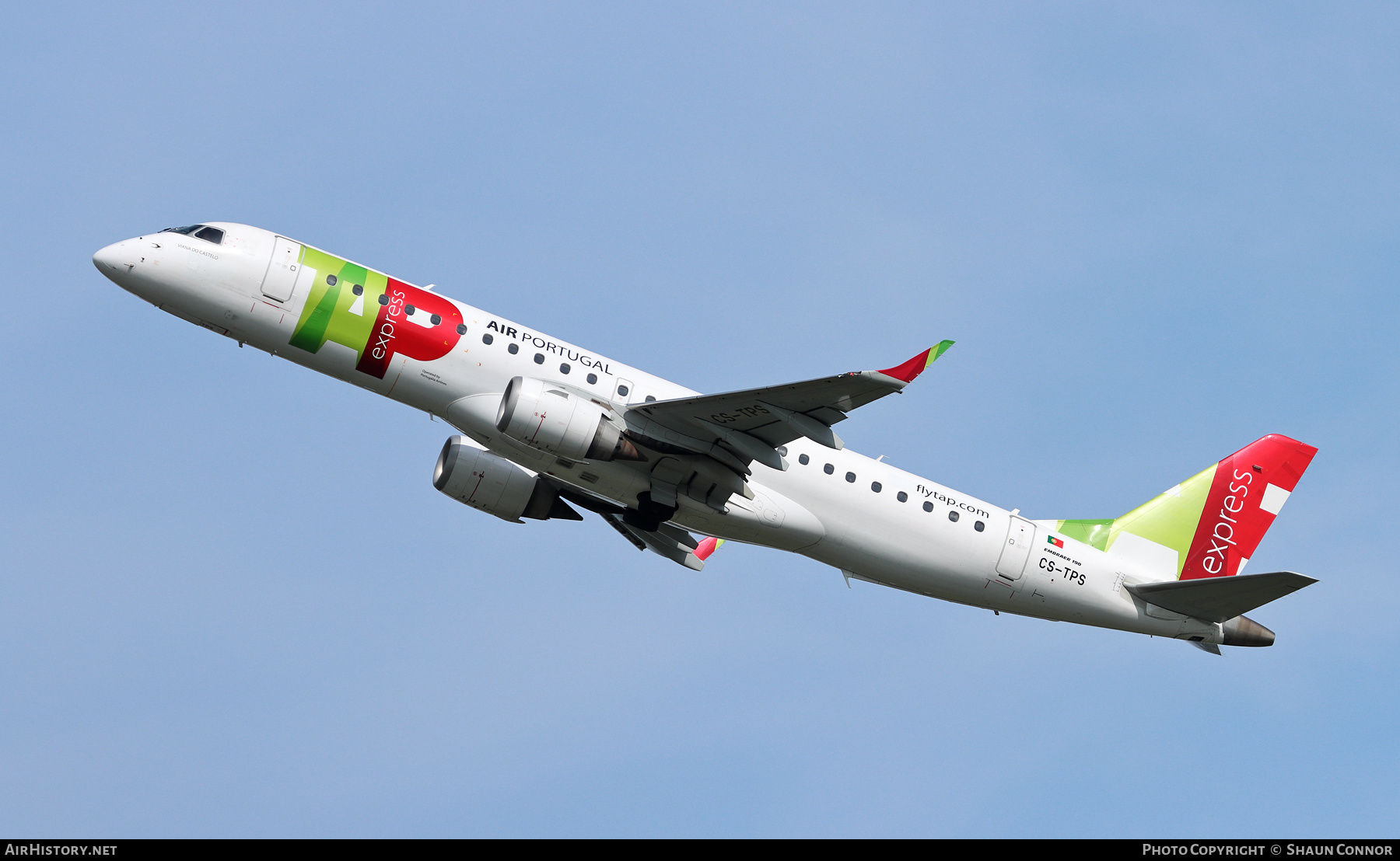 Aircraft Photo of CS-TPS | Embraer 190LR (ERJ-190-100LR) | TAP Air Portugal Express | AirHistory.net #384043