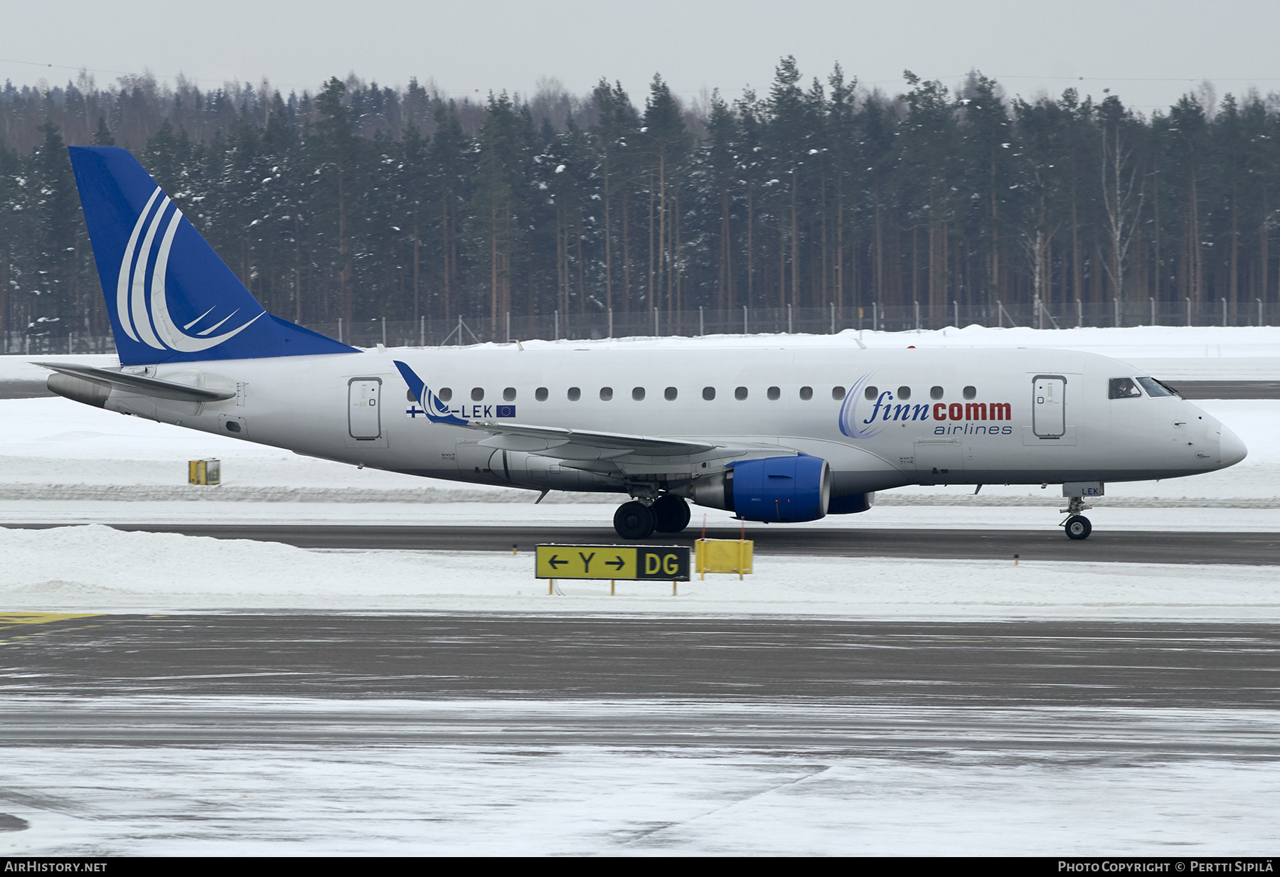 Aircraft Photo of OH-LEK | Embraer 170STD (ERJ-170-100STD) | Finncomm Airlines | AirHistory.net #384088
