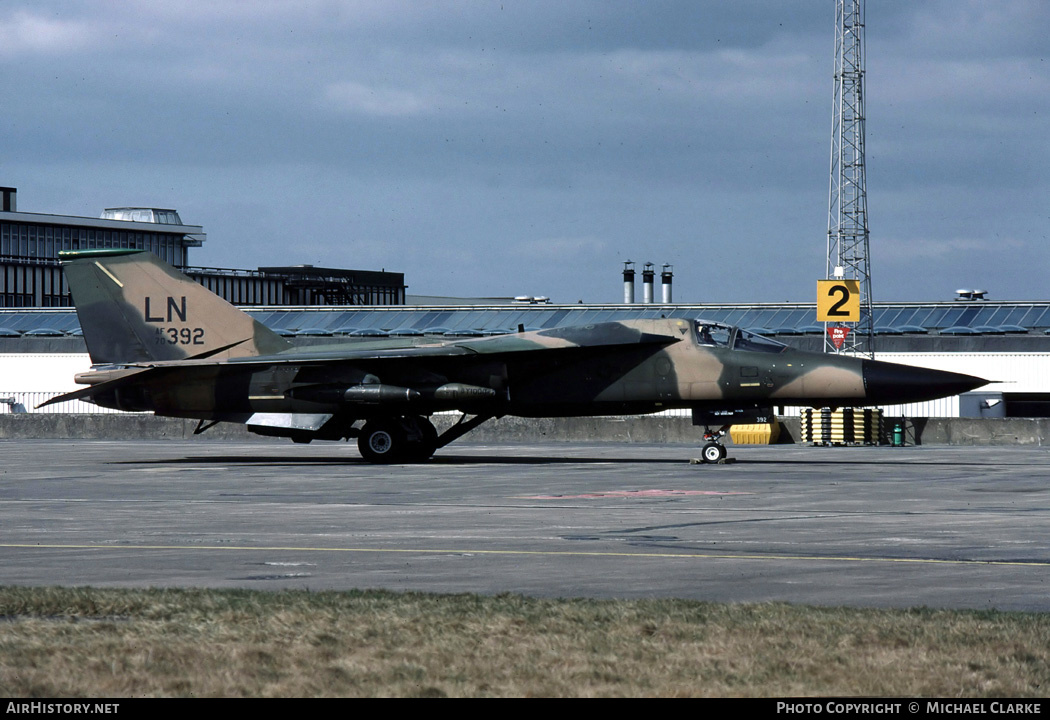 Aircraft Photo of 70-2392 / AF70-392 | General Dynamics F-111F Aardvark | USA - Air Force | AirHistory.net #384101