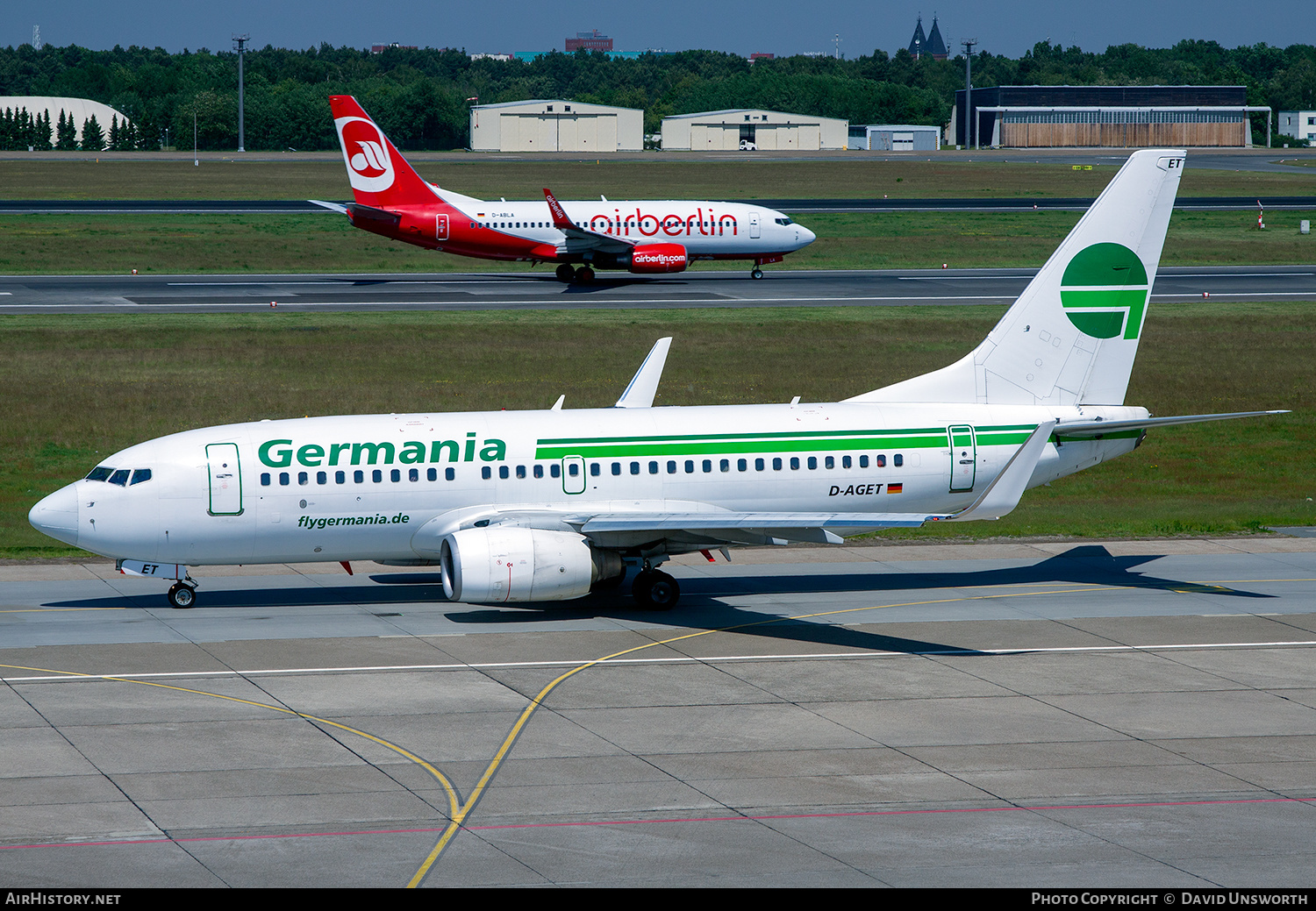 Aircraft Photo of D-AGET | Boeing 737-75B | Germania | AirHistory.net #384112