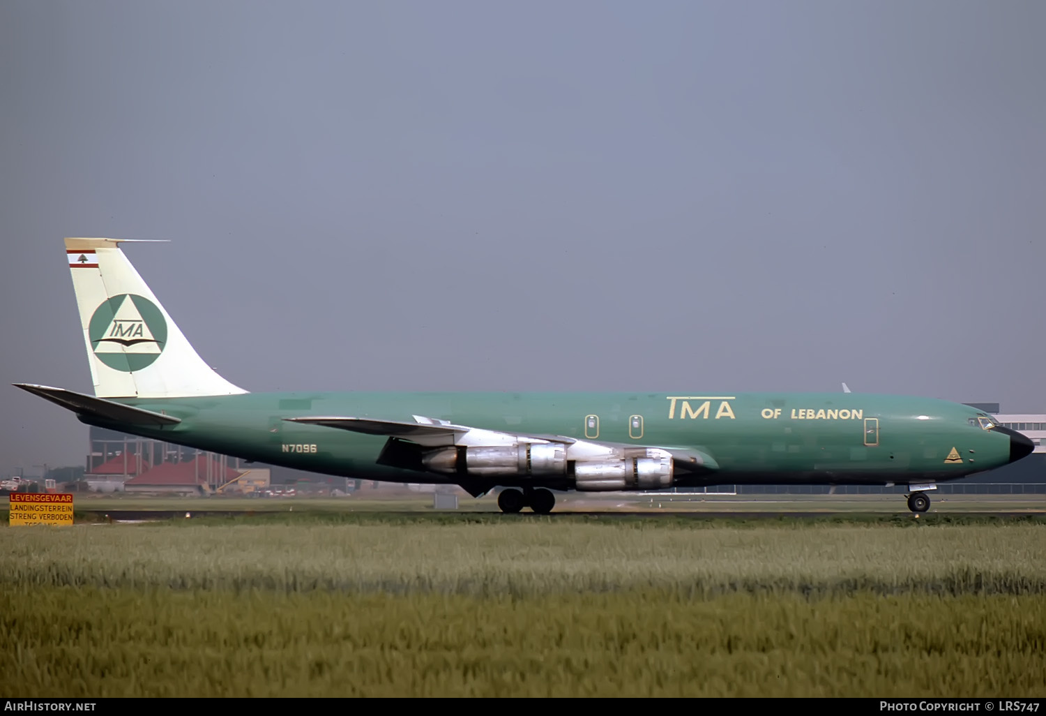 Aircraft Photo of N7096 | Boeing 707-327C | TMA of Lebanon - Trans Mediterranean Airways | AirHistory.net #384113