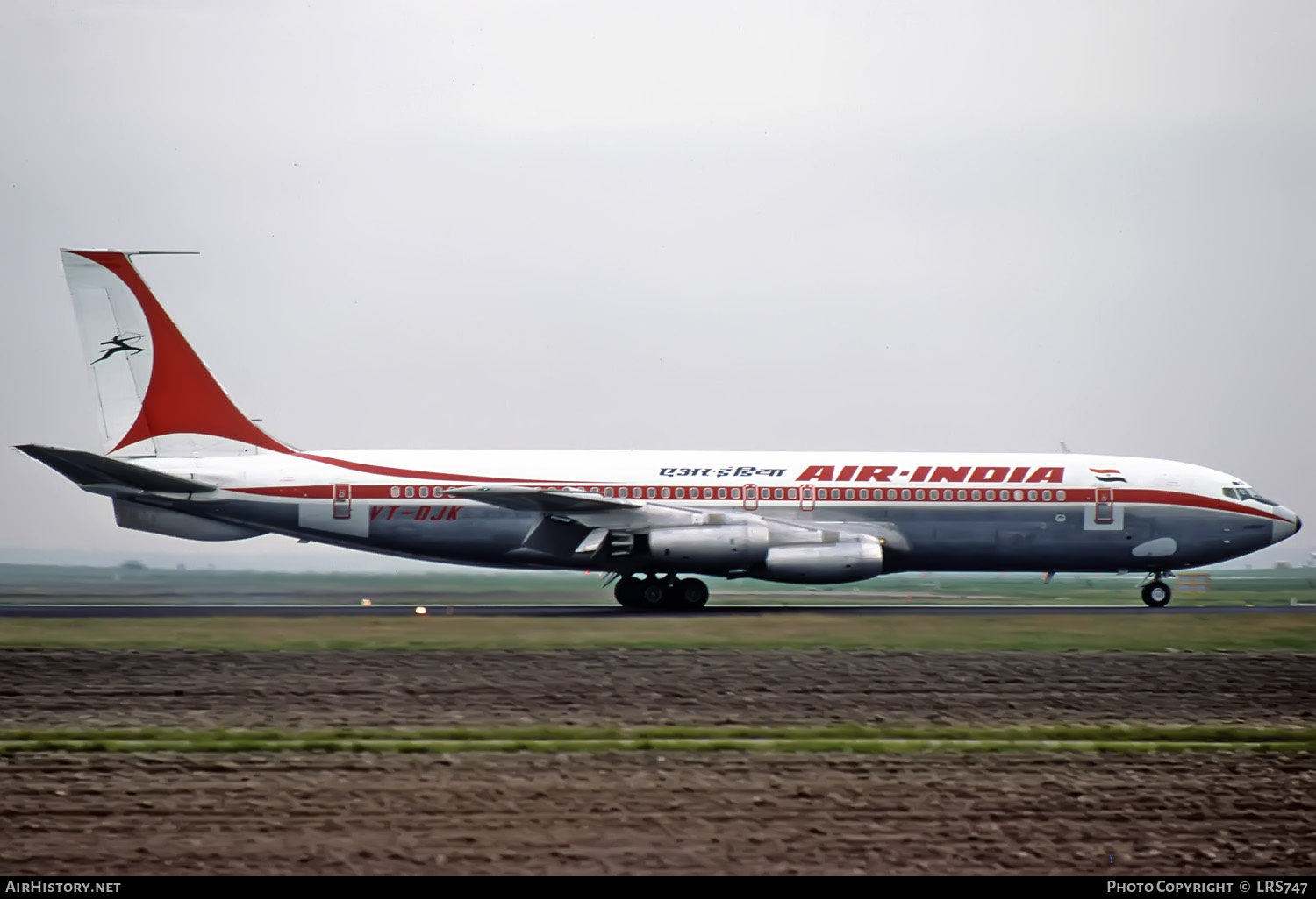 Aircraft Photo of VT-DJK | Boeing 707-437 | Air India | AirHistory.net #384116