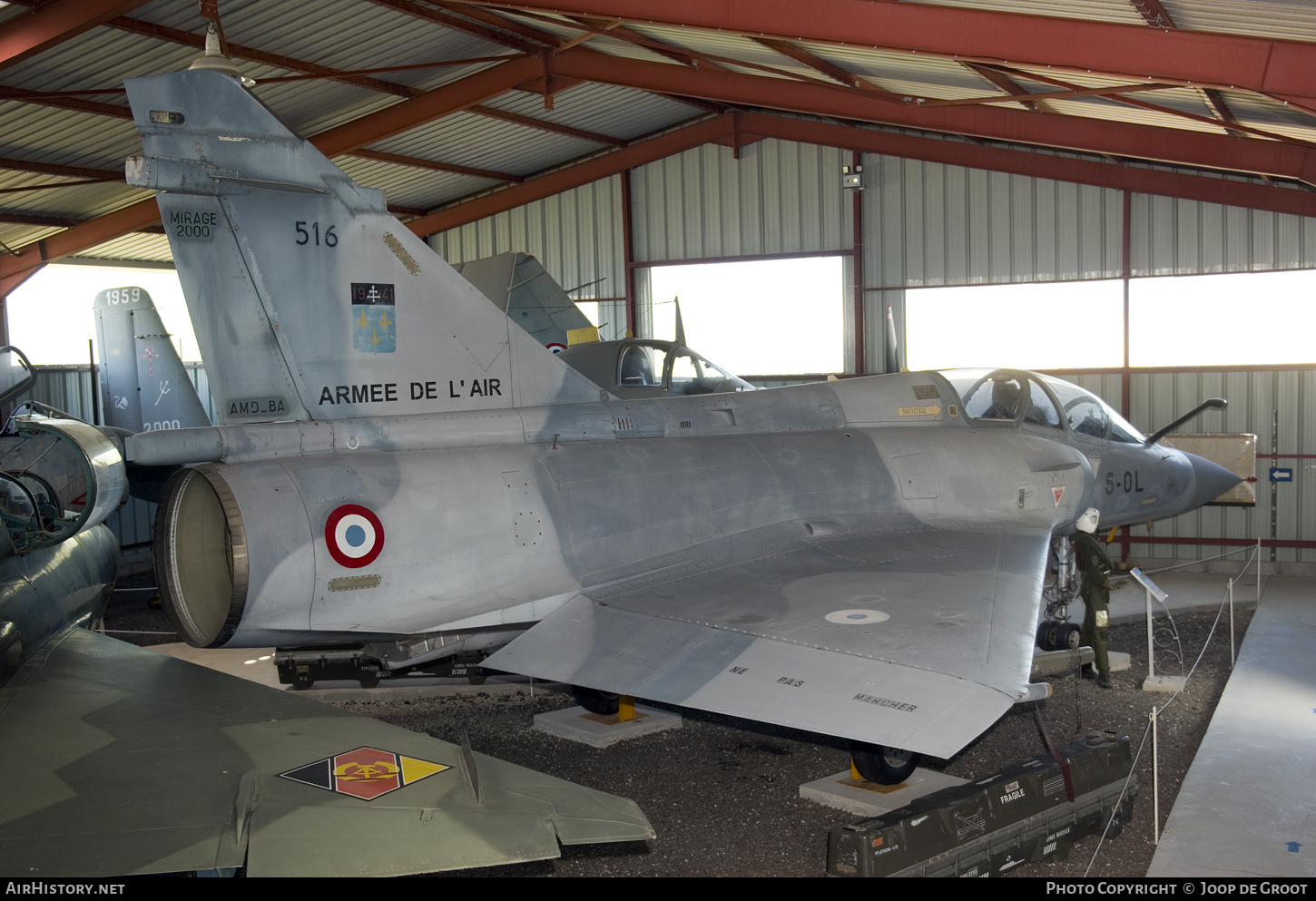 Aircraft Photo of 516 | Dassault Mirage 2000B | France - Air Force | AirHistory.net #384126