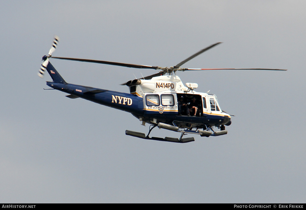 Aircraft Photo of N414PD | Bell 412EP | New York Police Department | AirHistory.net #384149