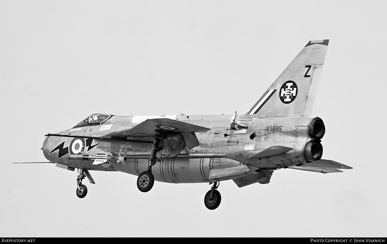 Aircraft Photo of XS895 | English Electric Lightning F6 | UK - Air Force | AirHistory.net #384183