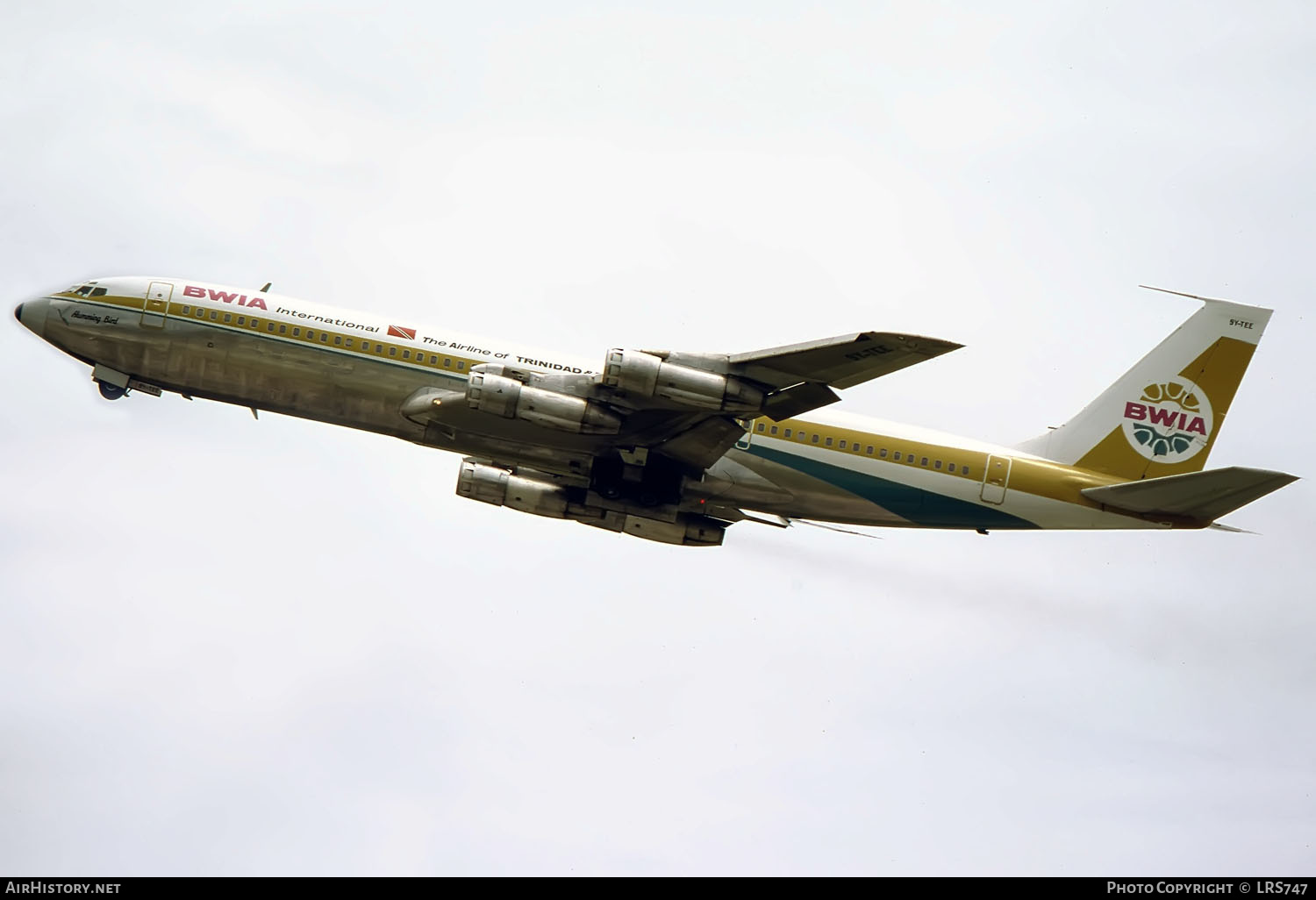 Aircraft Photo of 9Y-TEE | Boeing 707-351C | BWIA International | AirHistory.net #384201
