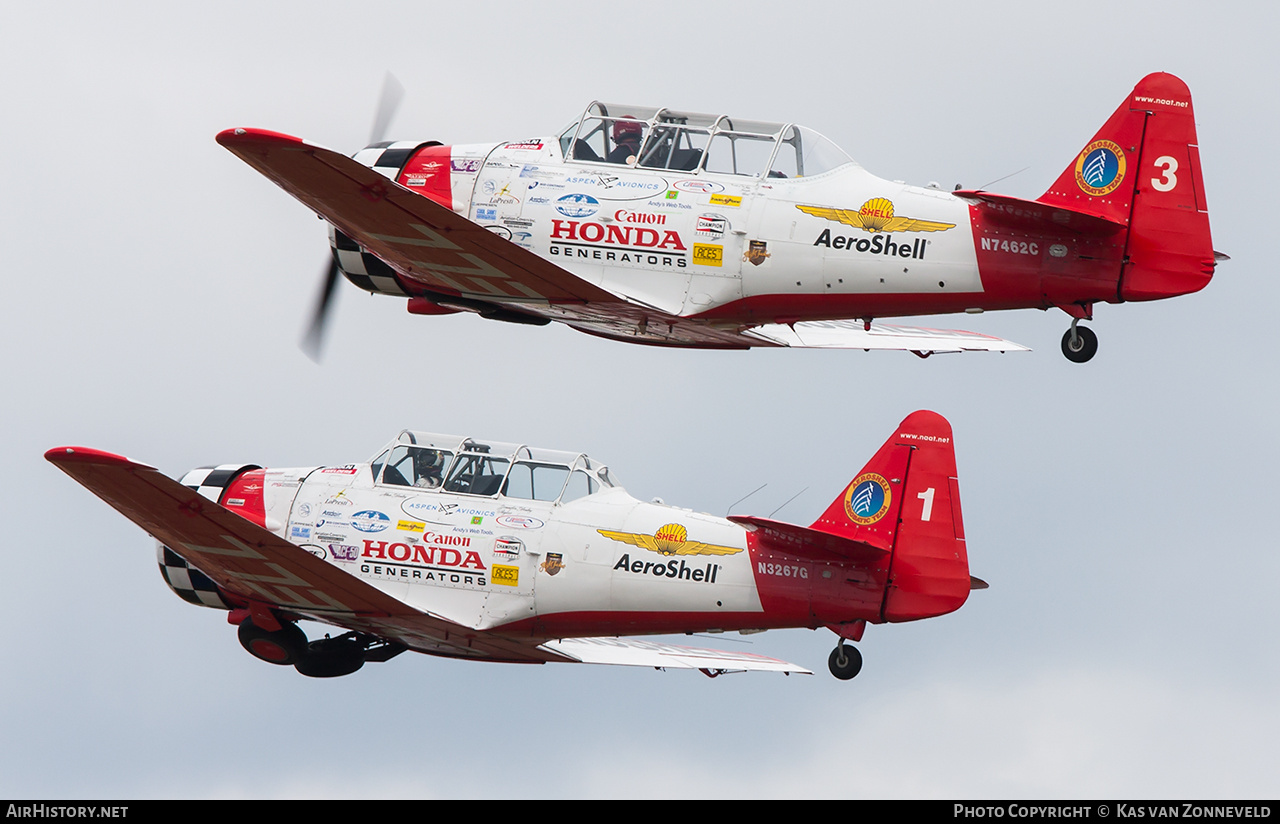 Aircraft Photo of N7462C | North American T-6G Texan | Aeroshell Aerobatic Team | AirHistory.net #384213