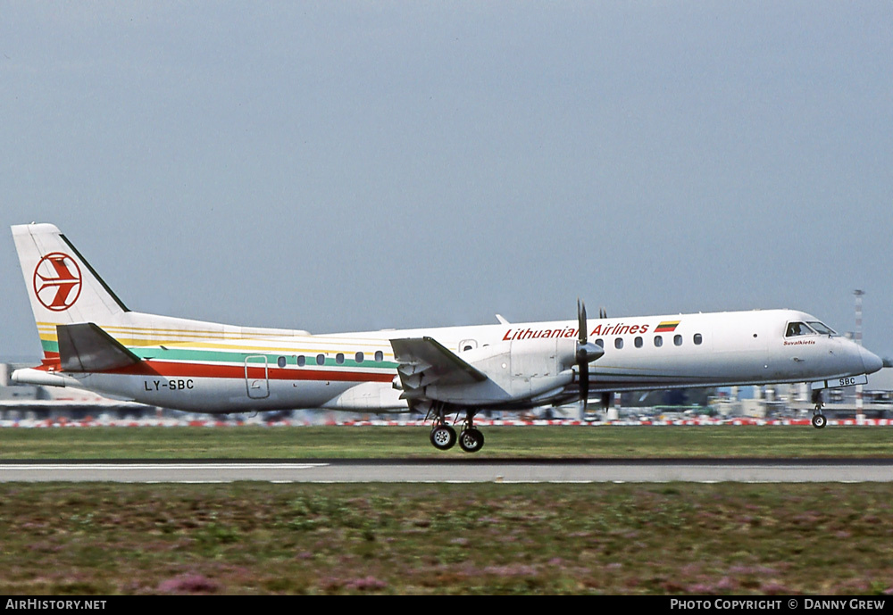 Aircraft Photo of LY-SBC | Saab 2000 | Lithuanian Airlines | AirHistory.net #384234