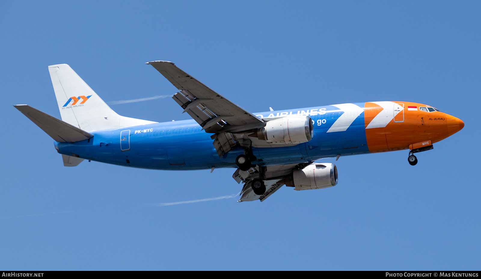 Aircraft Photo of PK-MYC | Boeing 737-39K(SF) | My Indo Airlines | AirHistory.net #384245