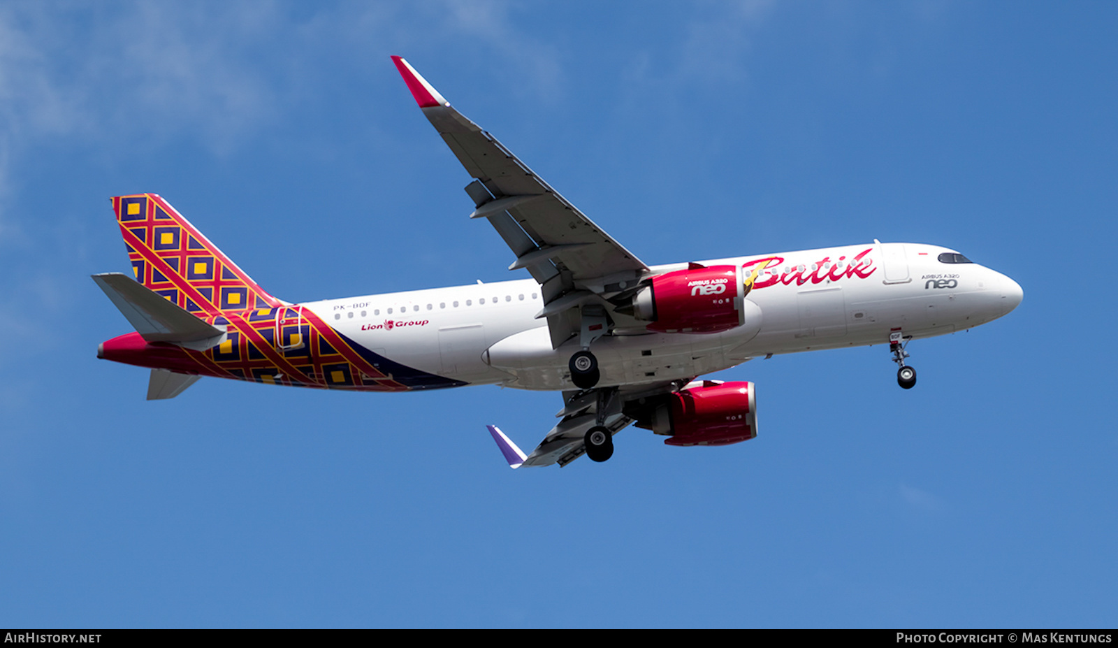 Aircraft Photo of PK-BDF | Airbus A320-251N | Batik Air | AirHistory.net #384247