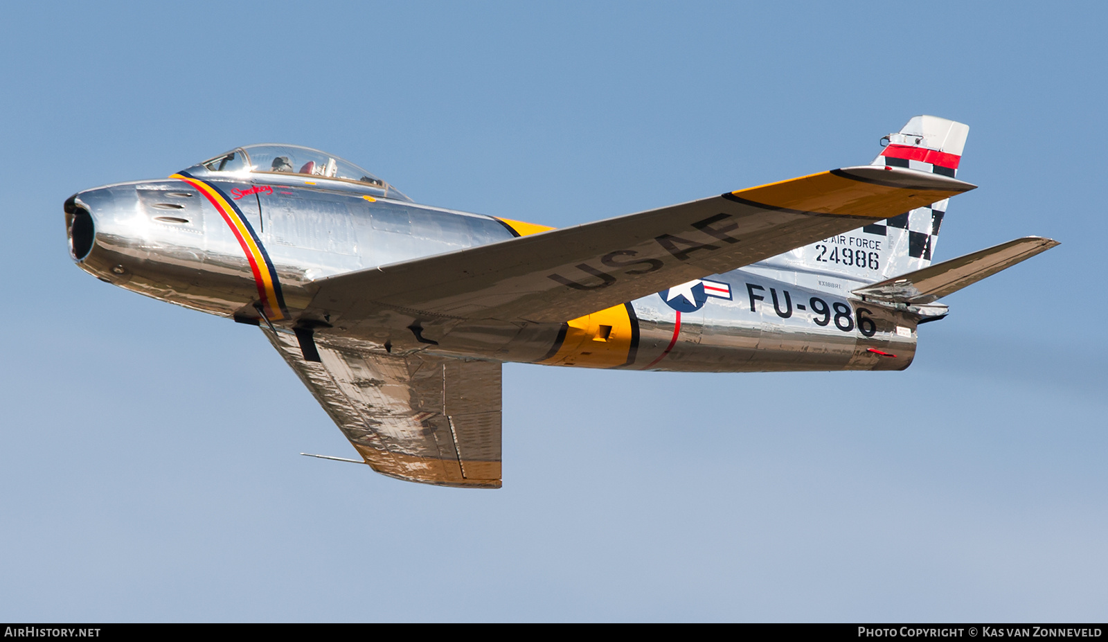 Aircraft Photo of N188RL / NX188RL / 24986 | North American F-86F Sabre | USA - Air Force | AirHistory.net #384256