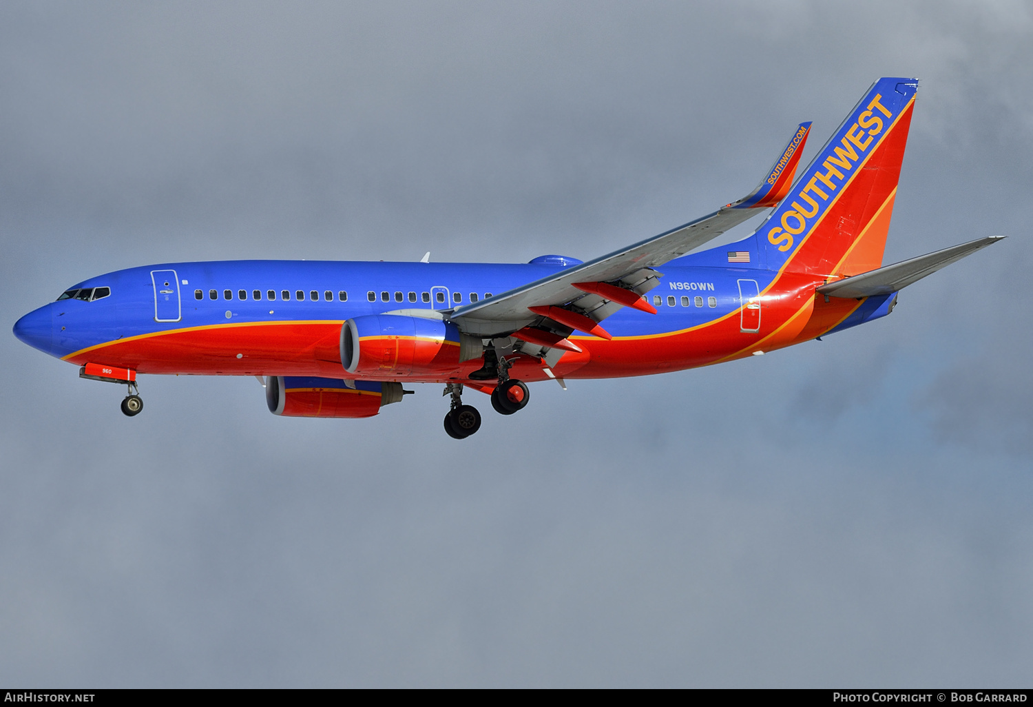 Aircraft Photo of N960WN | Boeing 737-7H4 | Southwest Airlines | AirHistory.net #384257