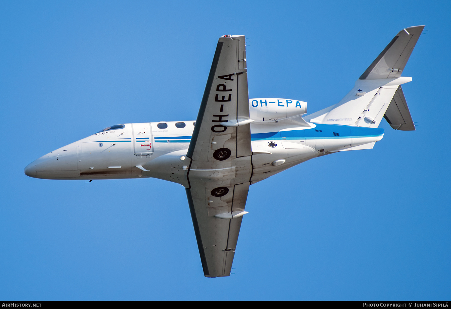 Aircraft Photo of OH-EPA | Embraer EMB-500 Phenom 100 | Suomen Ilmailuopisto - Finnish Aviation Academy | AirHistory.net #384267