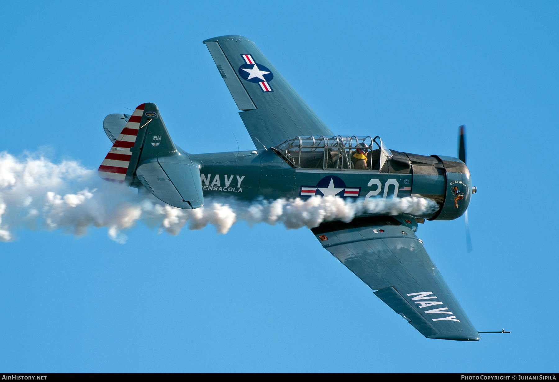 Aircraft Photo of OH-NAT | North American SNJ-3 Texan | AirHistory.net #384271