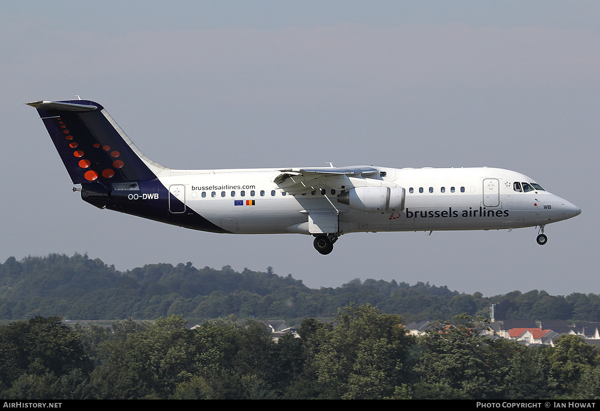 Aircraft Photo of OO-DWB | British Aerospace Avro 146-RJ100 | Brussels Airlines | AirHistory.net #384293
