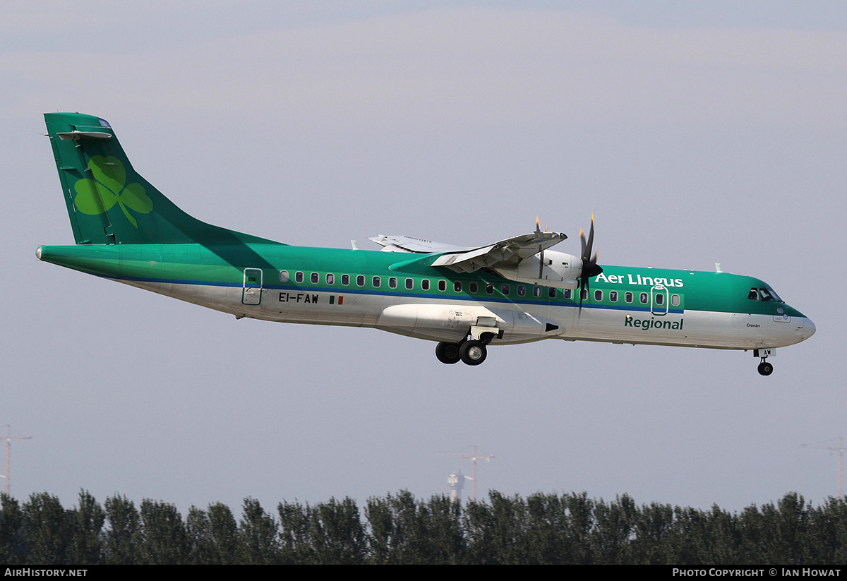 Aircraft Photo of EI-FAW | ATR ATR-72-600 (ATR-72-212A) | Aer Lingus Regional | AirHistory.net #384306