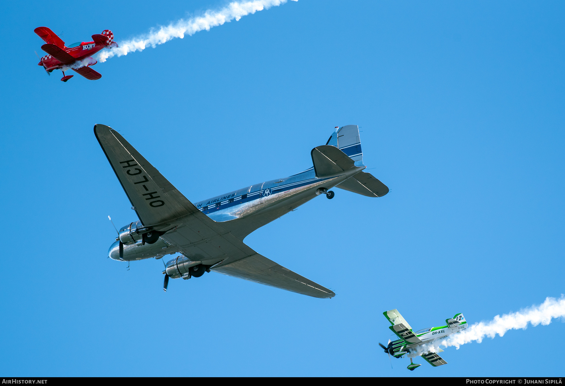 Aircraft Photo of OH-LCH | Douglas DC-3(CF) | Airveteran | Aero Oy - Finnish Airlines | AirHistory.net #384310