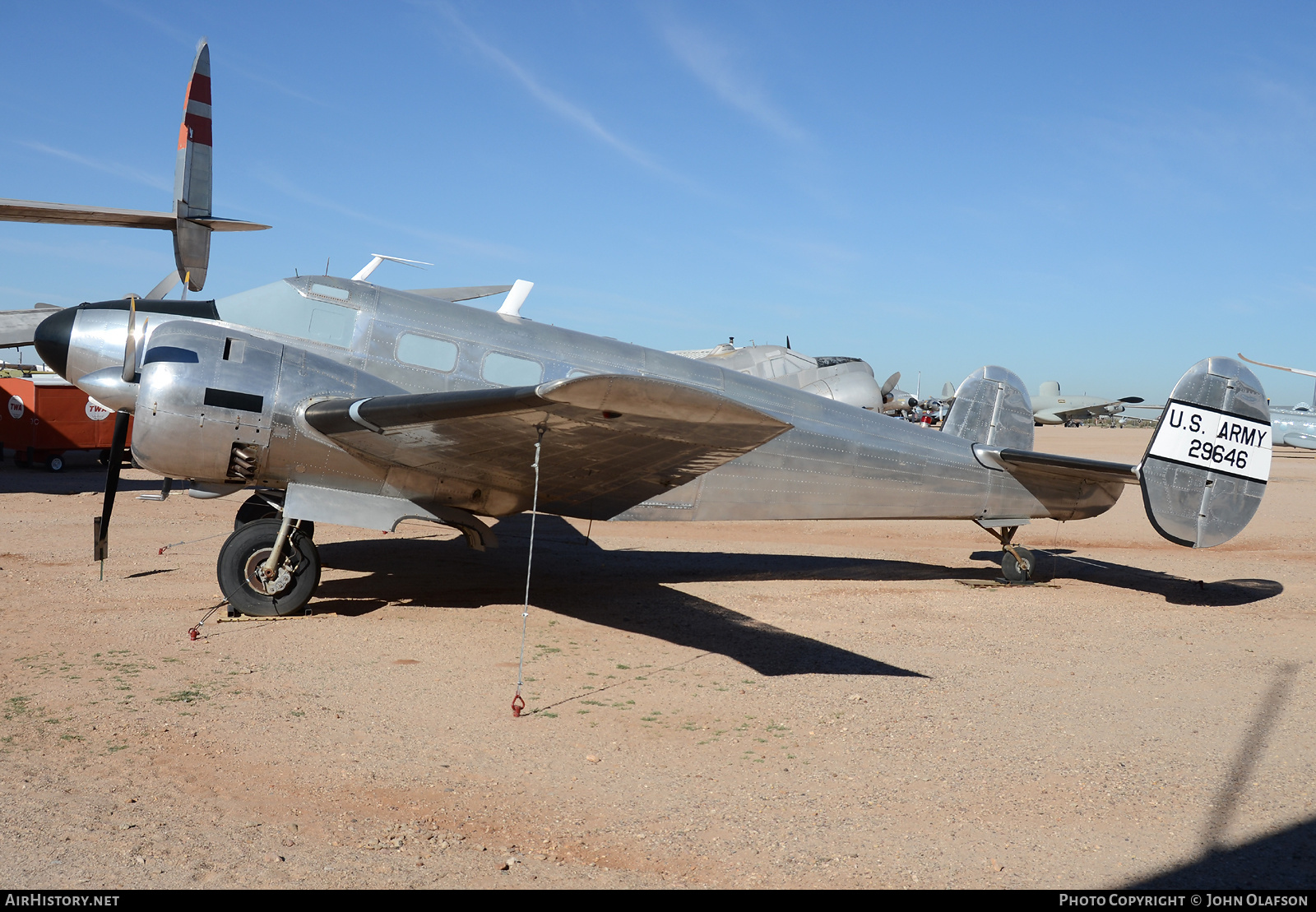 Aircraft Photo of 29646 | Beech UC-45J Expeditor | USA - Army | AirHistory.net #384332