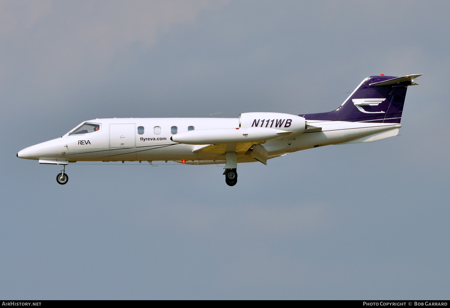 Aircraft Photo of N111WB | Gates Learjet 35A | REVA | AirHistory.net #384392