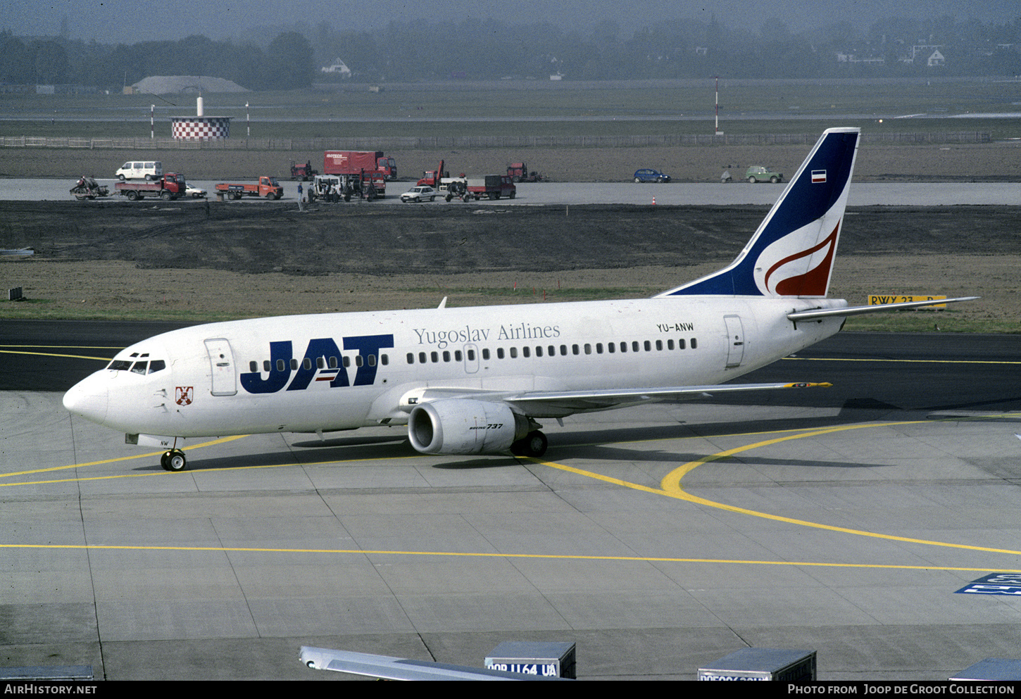 Aircraft Photo of YU-ANW | Boeing 737-3H9 | JAT Yugoslav Airlines - Jugoslovenski Aerotransport | AirHistory.net #384394