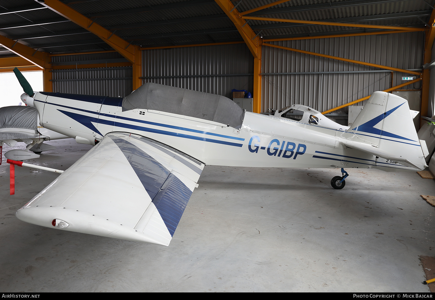 Aircraft Photo of G-GIBP | Zlin Z-526 Trener Master | AirHistory.net #384397