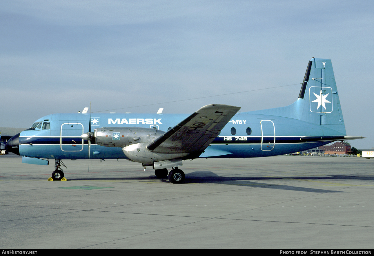 Aircraft Photo of OY-MBY | Hawker Siddeley HS-748 Srs2/234 | Maersk Air | AirHistory.net #384416