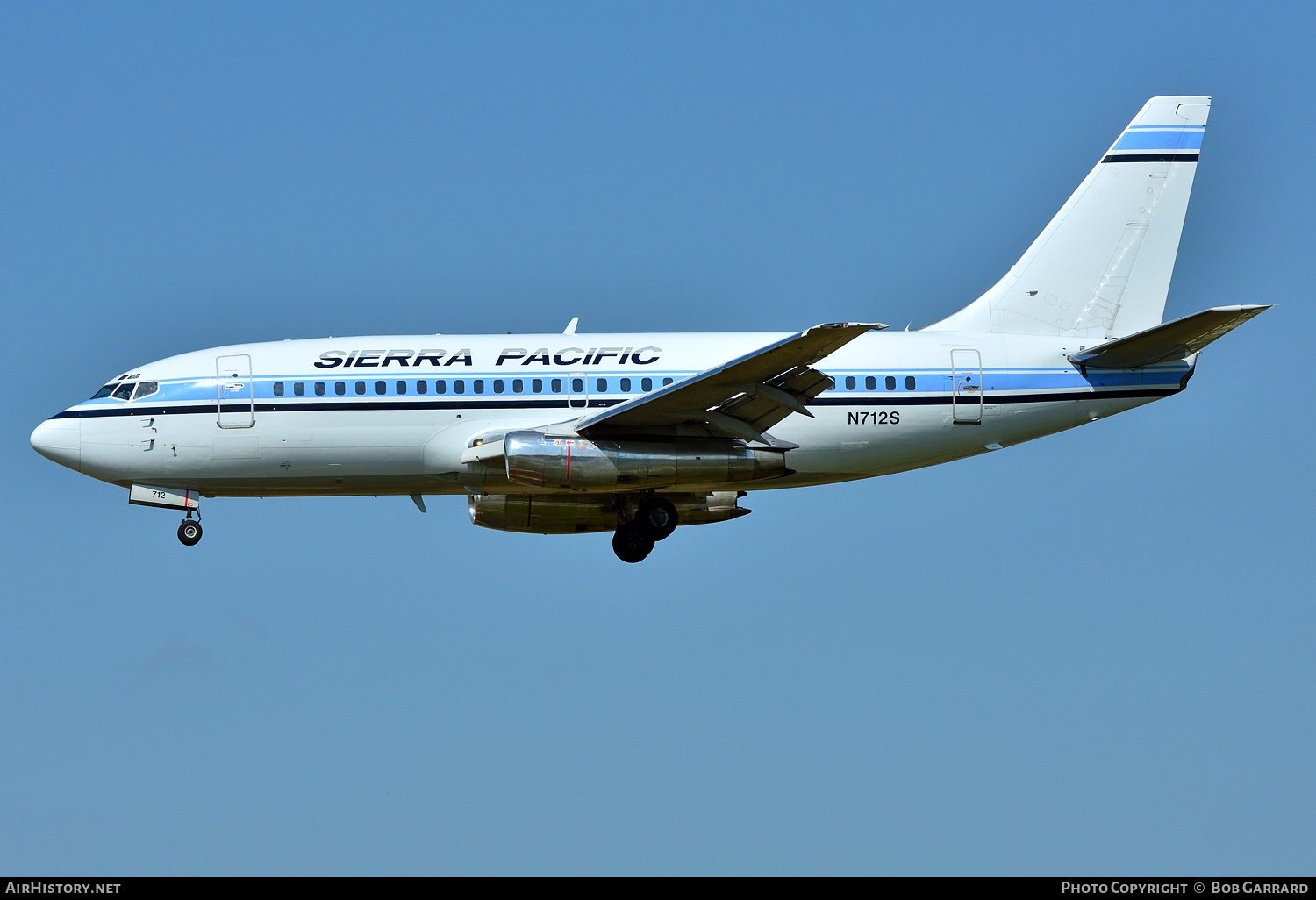 Aircraft Photo of N712S | Boeing 737-2Y5/Adv | Sierra Pacific Airlines | AirHistory.net #384426