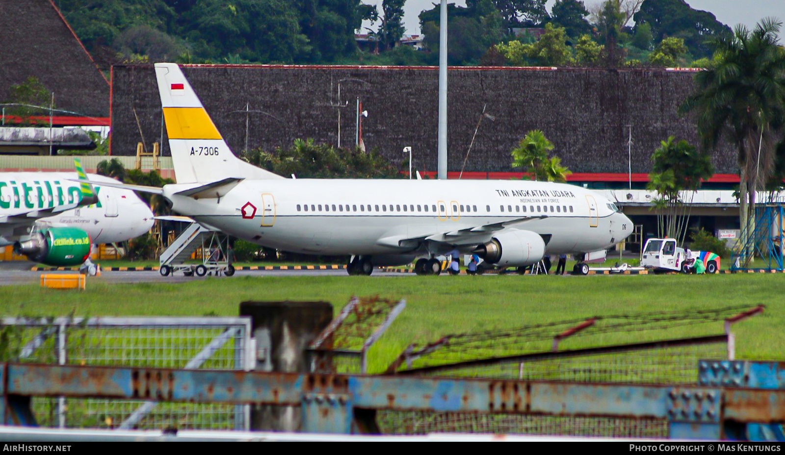 Aircraft Photo of A-7306 | Boeing 737-4U3 | Indonesia - Air Force | AirHistory.net #384466
