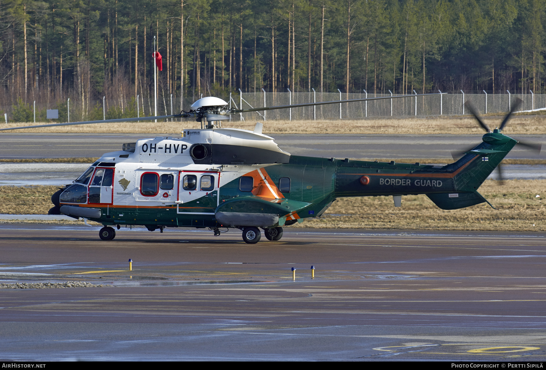 Aircraft Photo of OH-HVP | Aerospatiale AS-332L1e Super Puma | Rajavartiolaitos - Finnish Border Guard | AirHistory.net #384489