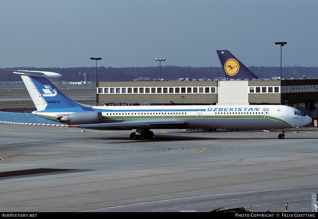 Aircraft Photo of UK-86578 | Ilyushin Il-62M | Uzbekistan Airways | AirHistory.net #384541