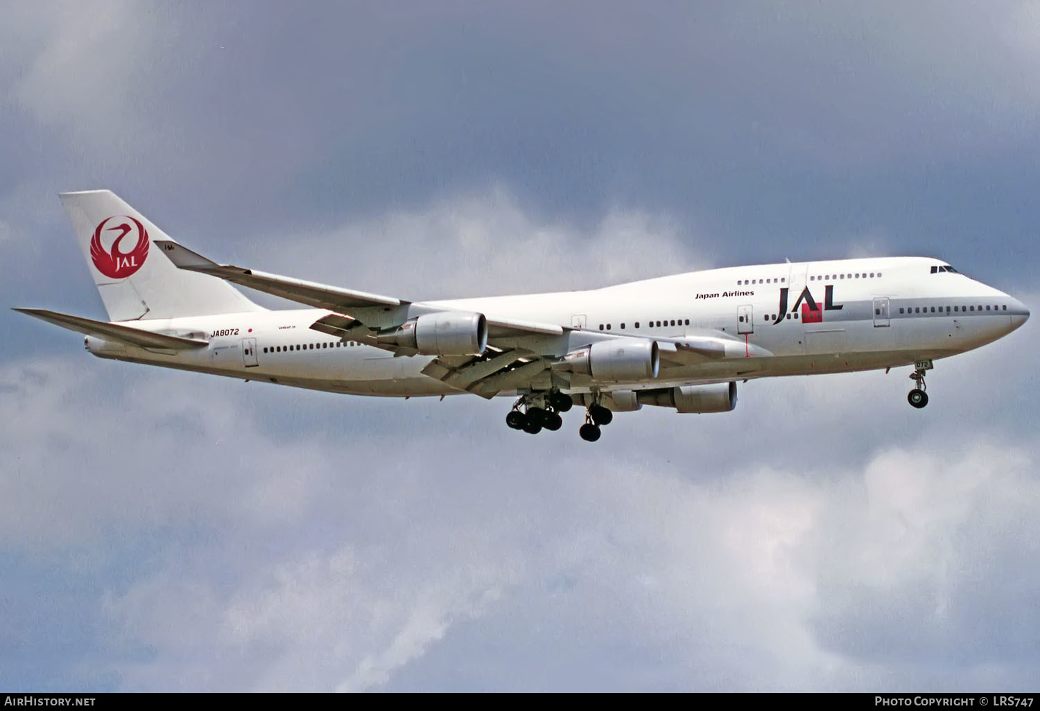 Aircraft Photo of JA8072 | Boeing 747-446 | Japan Airlines - JAL | AirHistory.net #384544